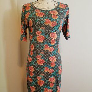 Floral bodycon dress